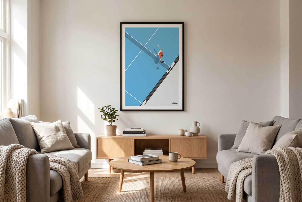 Padel Posters vs Generic Sports Prints: What Actually Belongs on Your Wall Don Valentino Studio