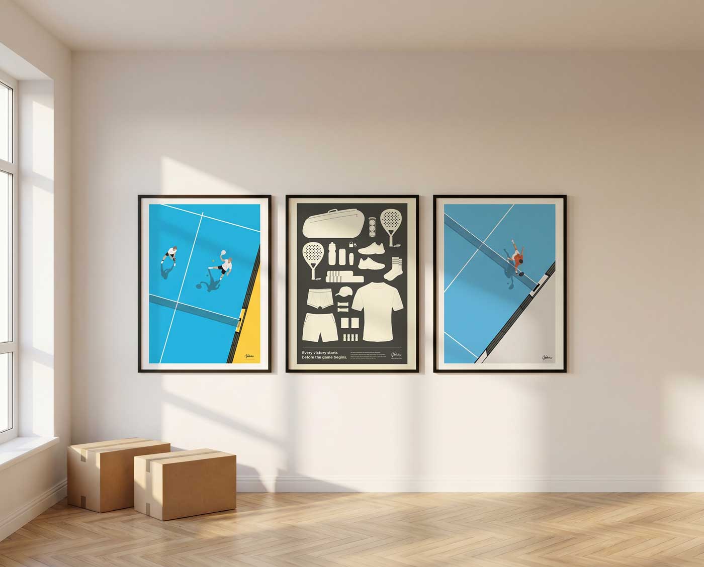 Padel Wall Art Ideas: 7 Ways to Decorate Your Padel Room