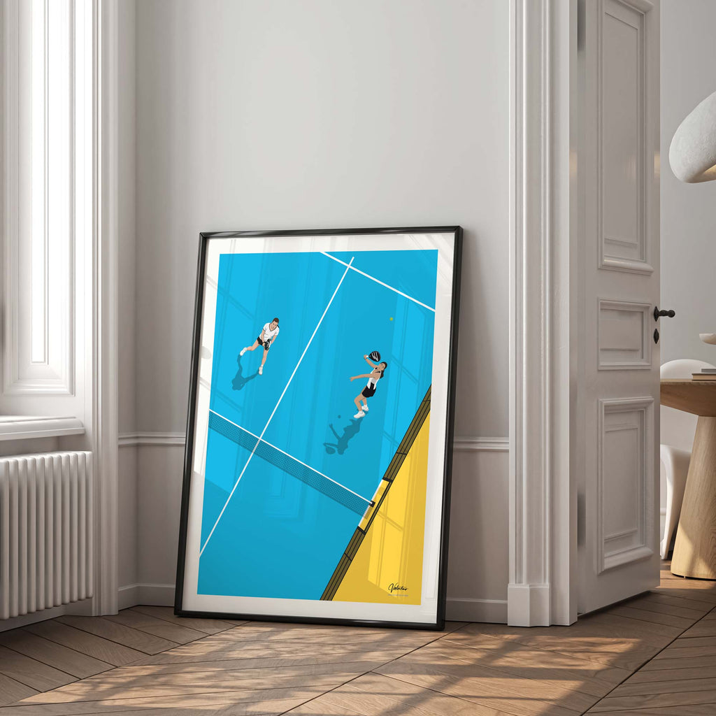Own the Point • Padel Team Poster 50cm x 70cm Don Valentino Studio