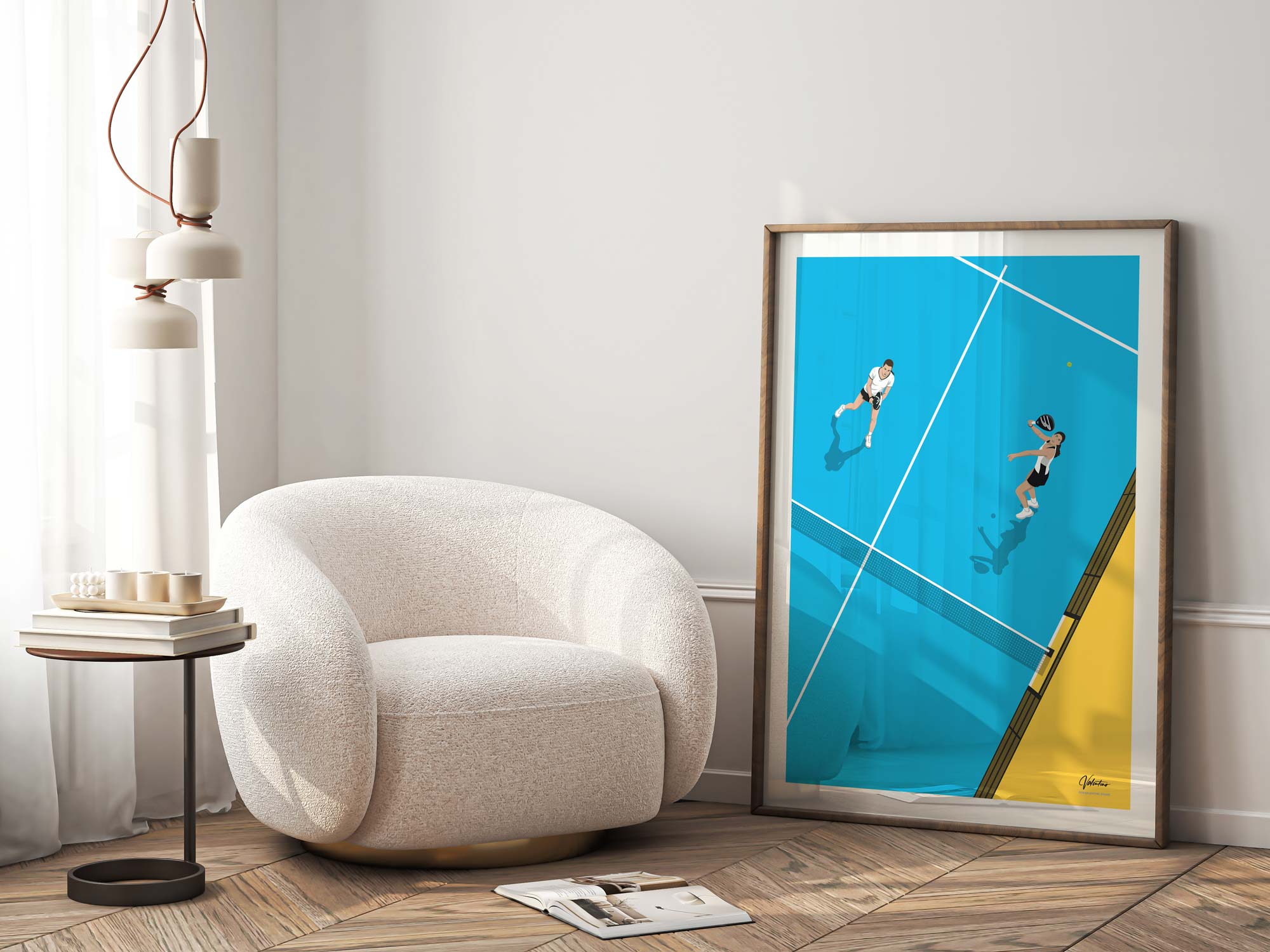 Own the Point • Padel Team Poster 50cm x 70cm Don Valentino Studio