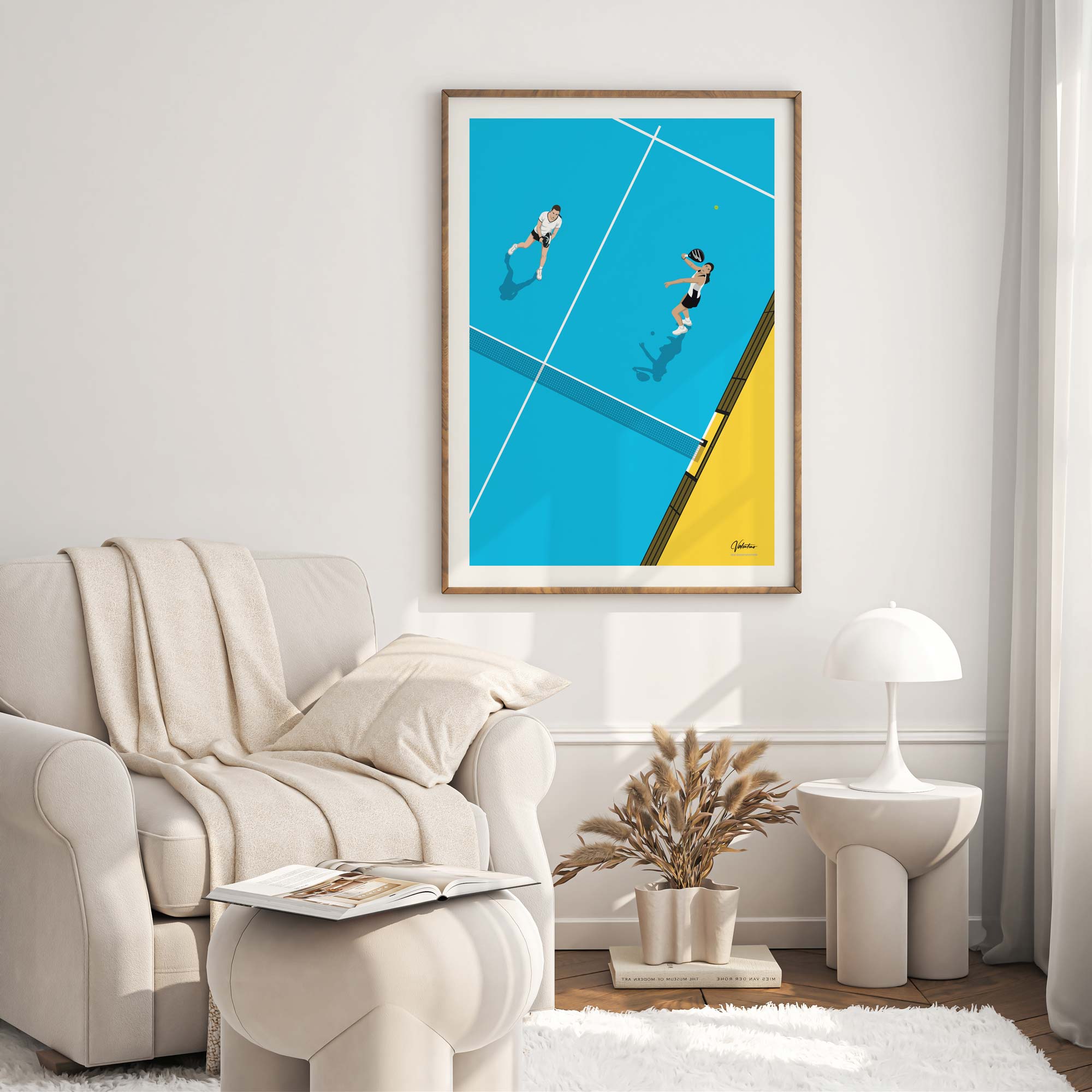 Own the Point • Padel Team Poster 50cm x 70cm Don Valentino Studio