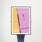 Master the Walls, Padel Vintage Poster