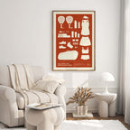 In the Bag, Padel Bag Checklist Poster, Female Clay