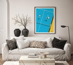 Take the Net • Padel Team Poster 50cm x 70cm Don Valentino Studio