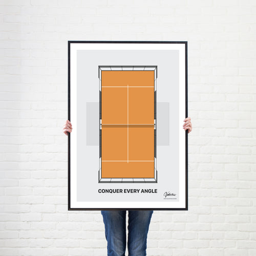 Conquer Every Angle, Padel Court Poster