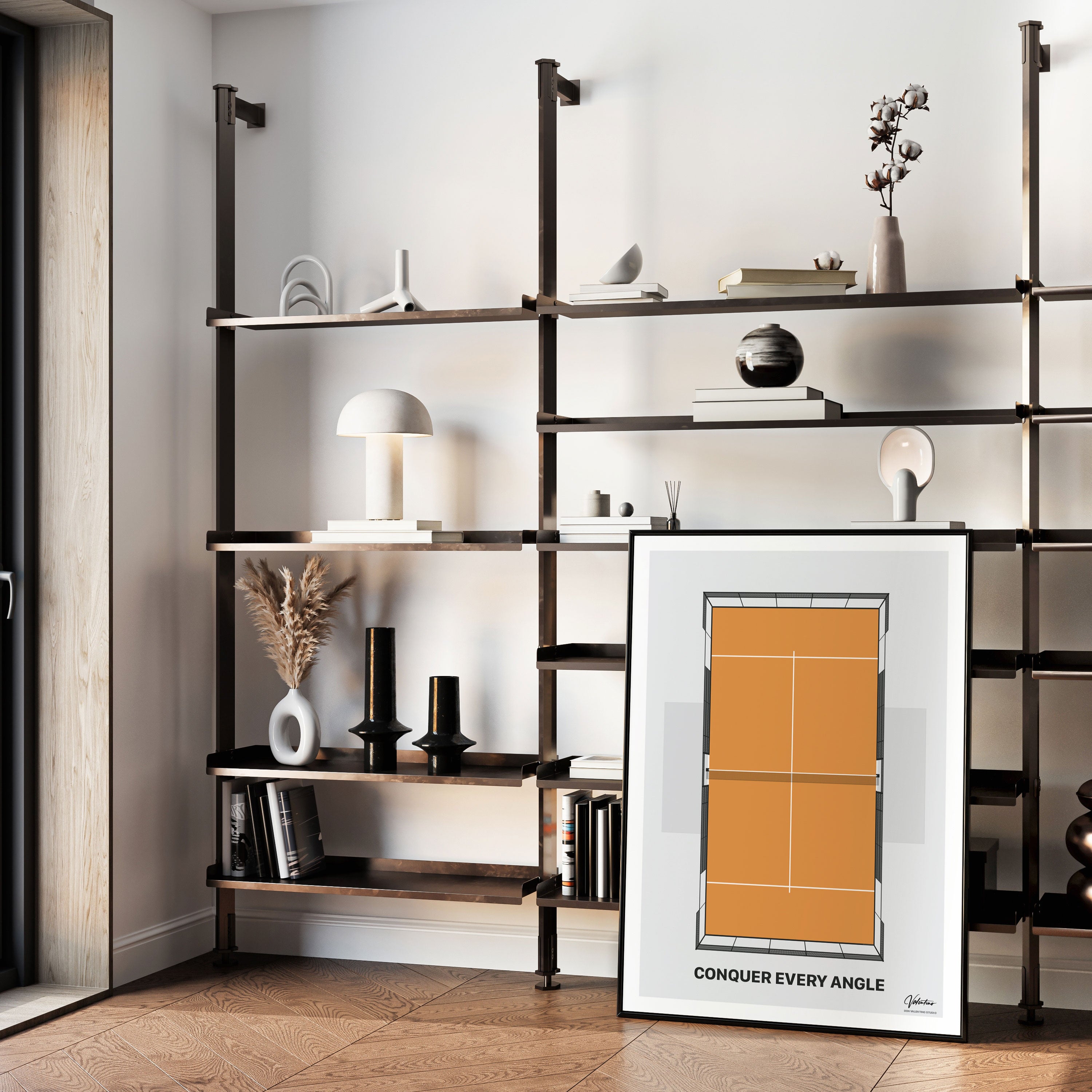 Conquer Every Angle, Padel Court Poster