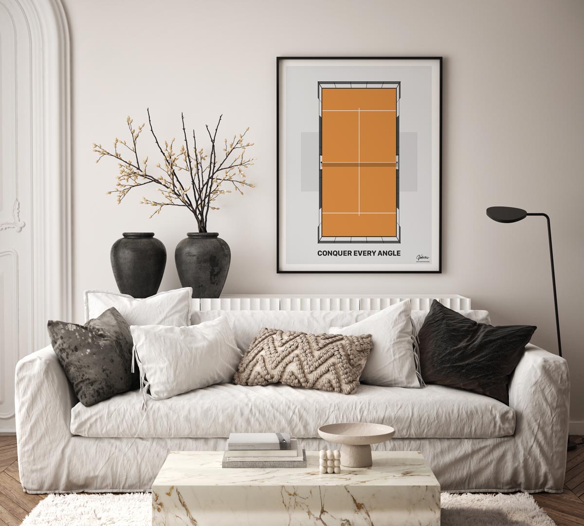 Conquer Every Angle, Padel Court Poster