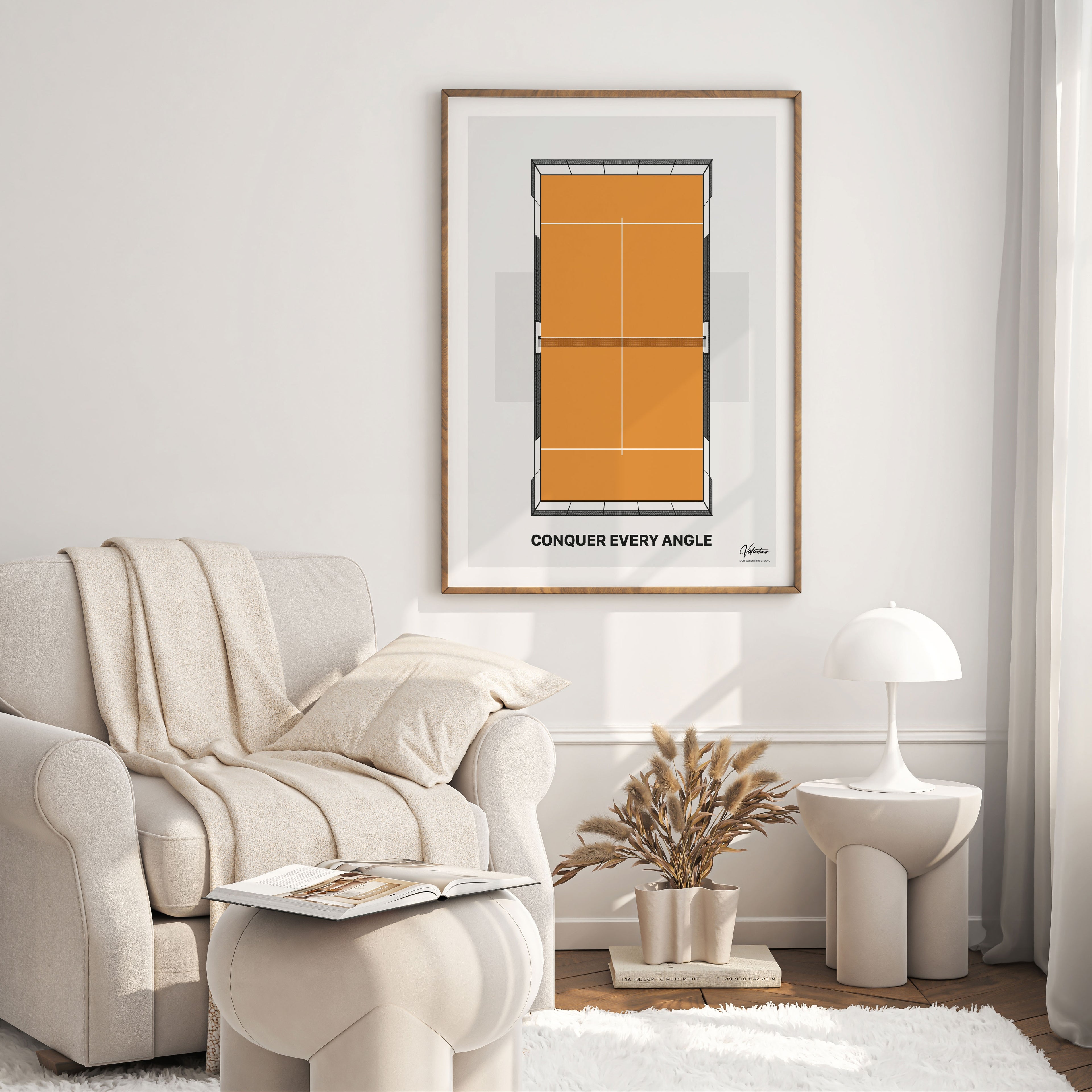 Conquer Every Angle, Padel Court Poster