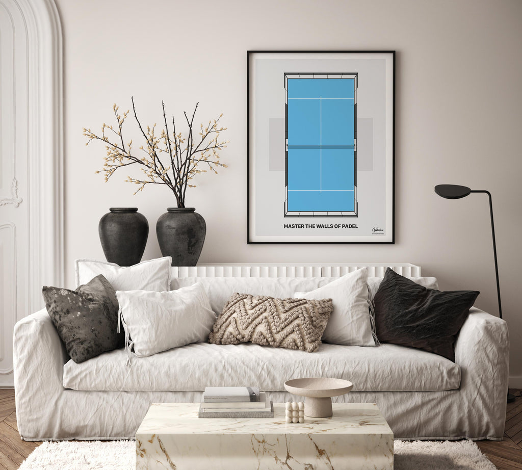 Master the Walls, Padel Court Poster
