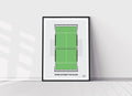 Think Outside the Glass, Padel Court Poster