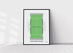 Think Outside the Glass, Padel Court Poster
