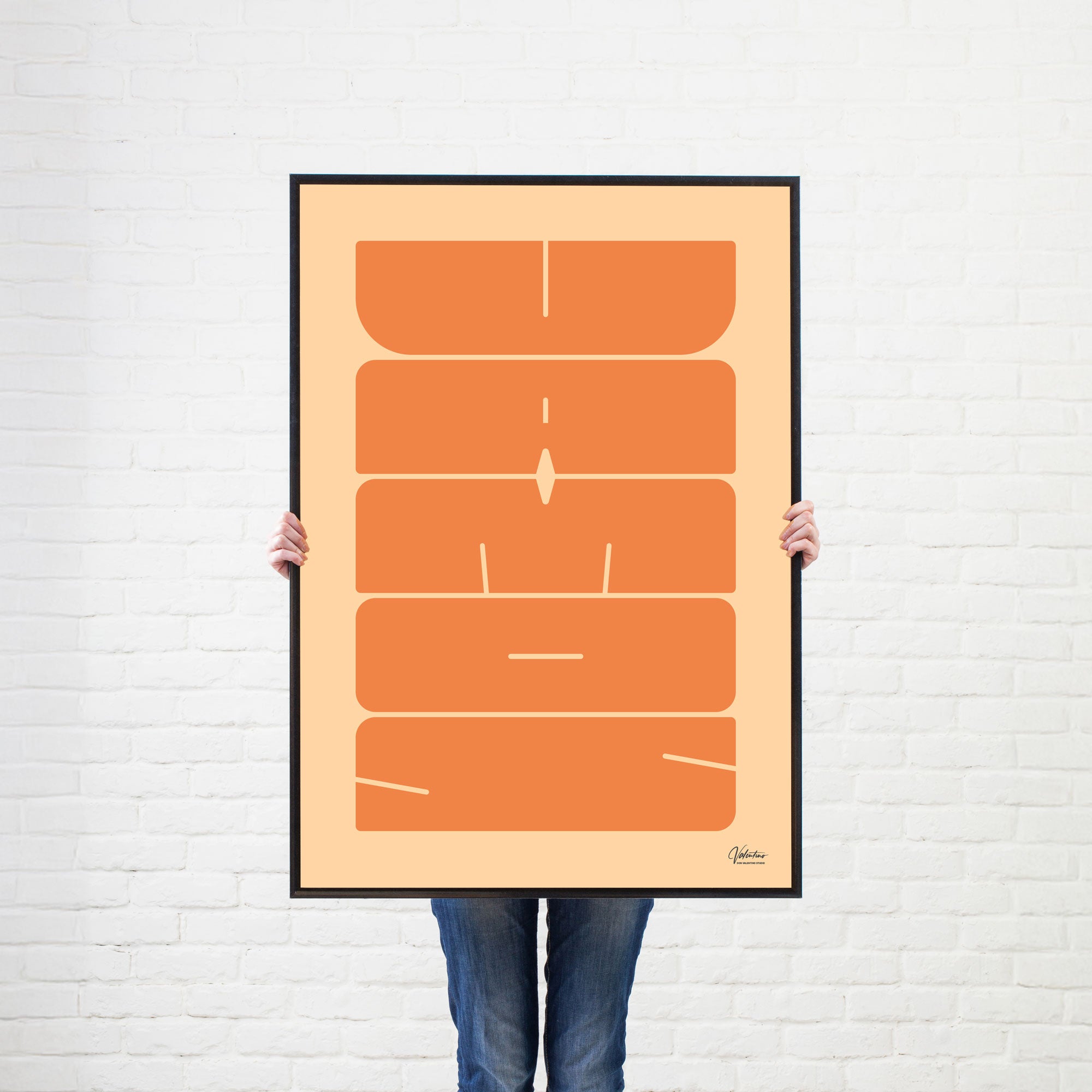 Vamos • Graphic Design Padel Motivation Poster