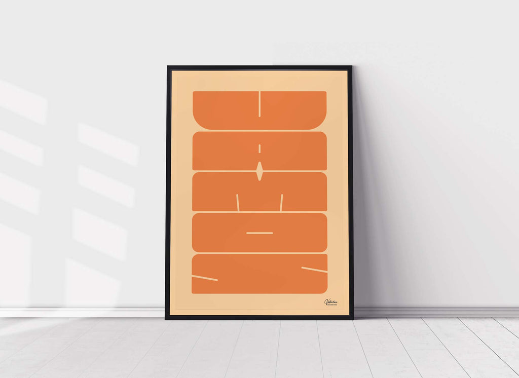 Vamos • Graphic Design Padel Motivation Poster