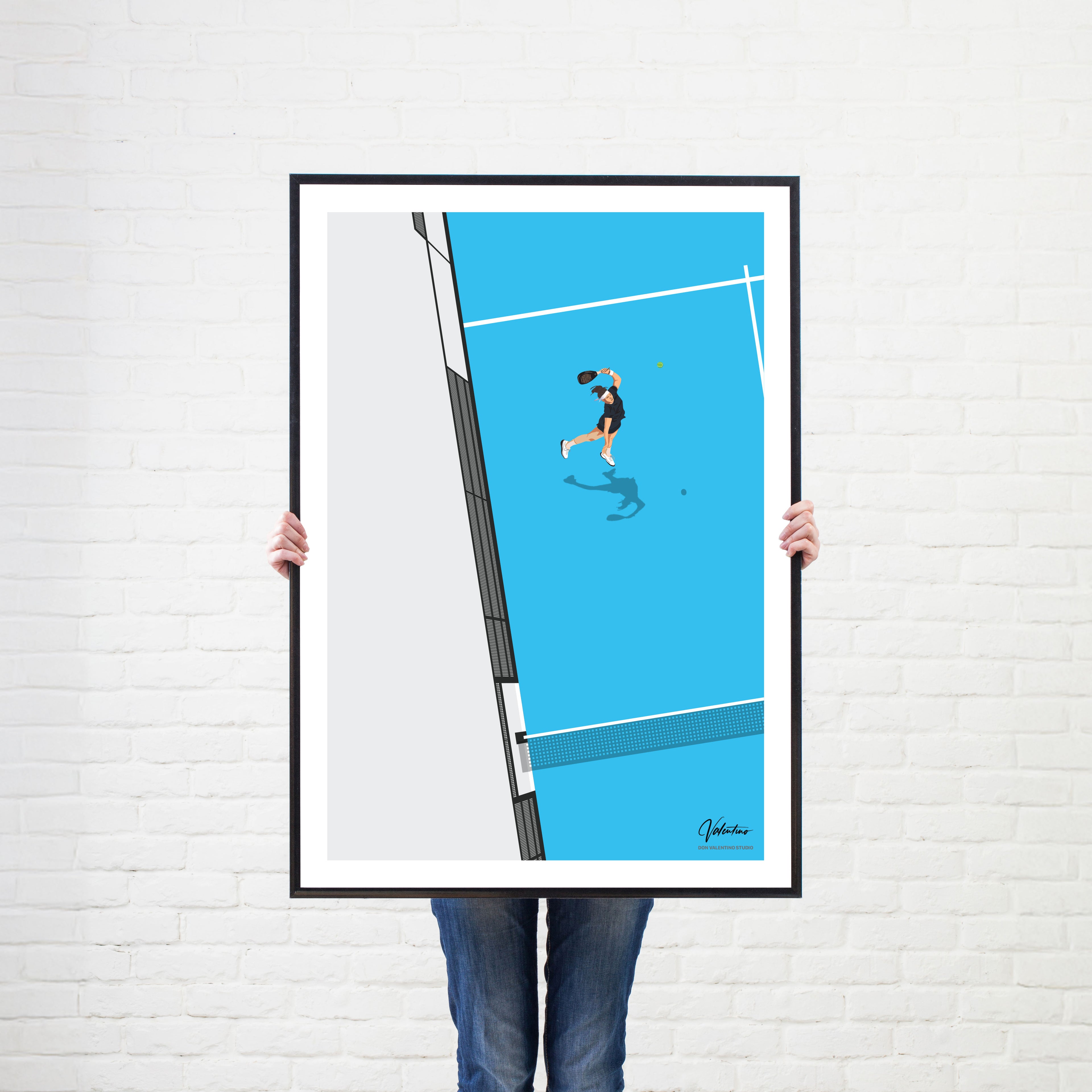 The Vibora, Padel Vintage Poster