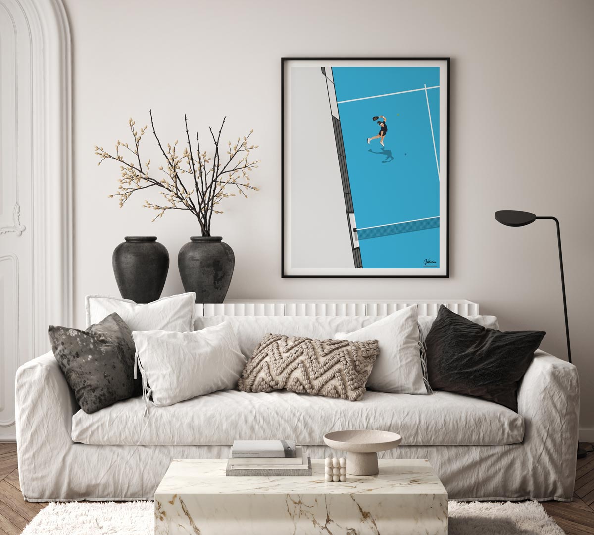 The Vibora, Padel Vintage Poster