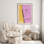 Master the Walls, Padel Vintage Poster