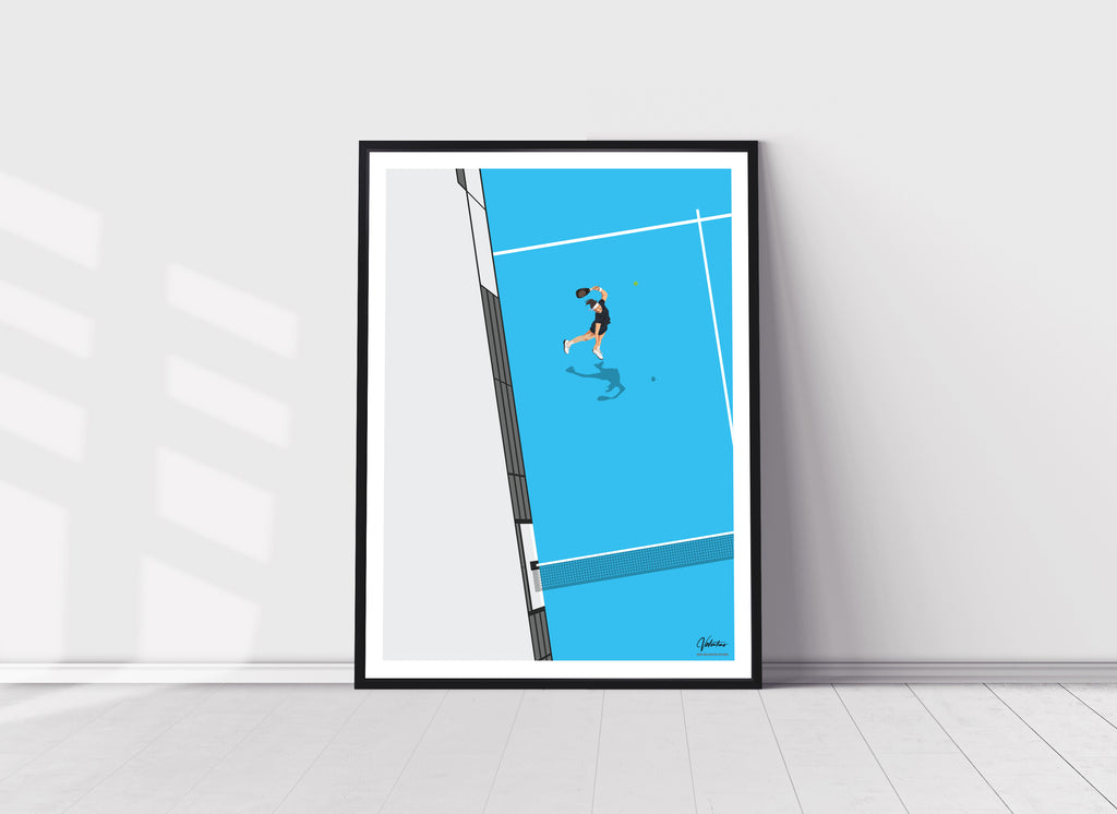 The Vibora, Padel Vintage Poster