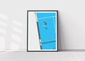 The Vibora, Padel Vintage Poster Don Valentino Studio