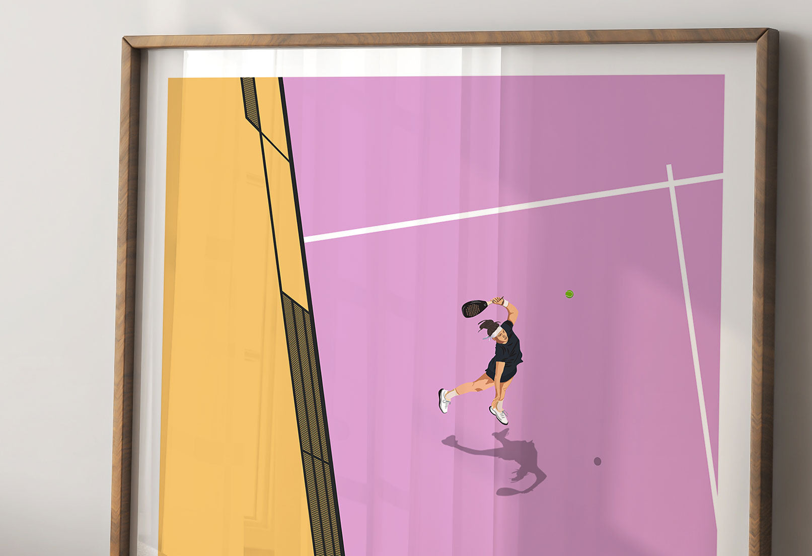 Master the Walls, Padel Vintage Poster